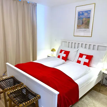 Swisshut Modern 5min West Station - Apart. Rugen 1 インターラーケン